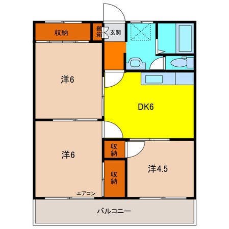 サンシティ畠敷の物件間取画像